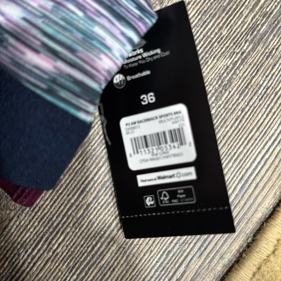 2 pack Athletic Works sport bra for girls - Picture 7 of 7